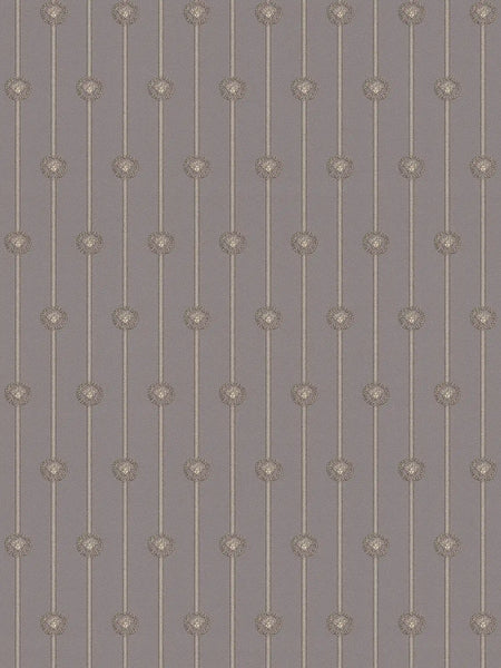 I Love Baroque Medusa Stripe Mauve Versace Wallcovering