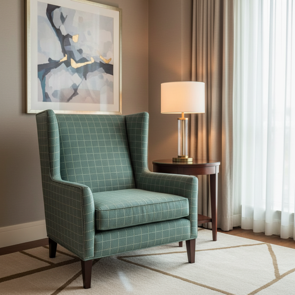 West End - Tidepool Upholstered Chair | Architectural Fabrics