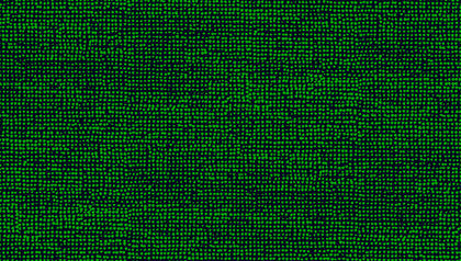 Orkanen Contemporary Illustration - Green and Midnight Blue | Architectural Wallcoverings