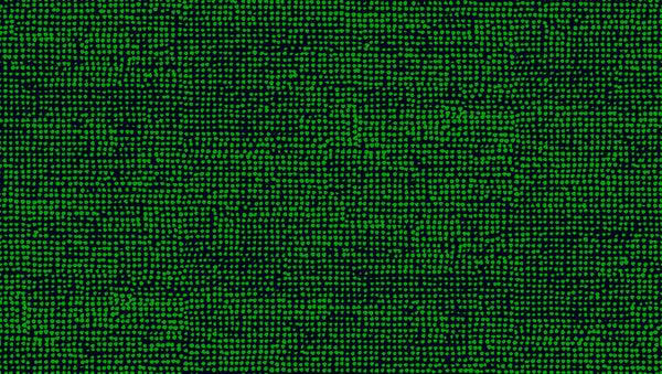 Orkanen Contemporary Illustration - Green and Midnight Blue | Architectural Wallcoverings