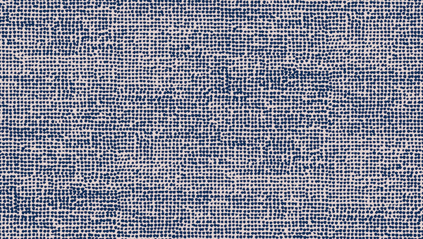 Orkanen Contemporary Illustration - Midnight Blue and Blush | Architectural Wallcoverings