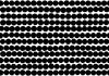 Malibu Räsymatto Wallpaper - Contemporary Illustration - Ebony and Off-White | Malibu Wallpaper