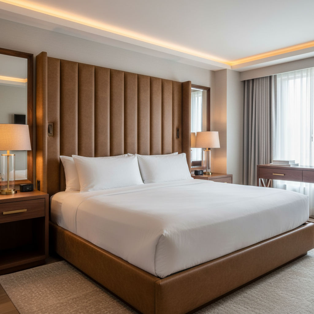 Quintana Bay - Saddle Upholstered Headboard | Architectural Fabrics