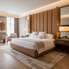 Smooth Pebble Grain Golden Caramel Upholstered Headboard | Architectural Fabrics