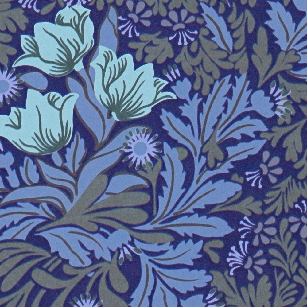 Art of Eden Blue Wallcovering | AS Creation