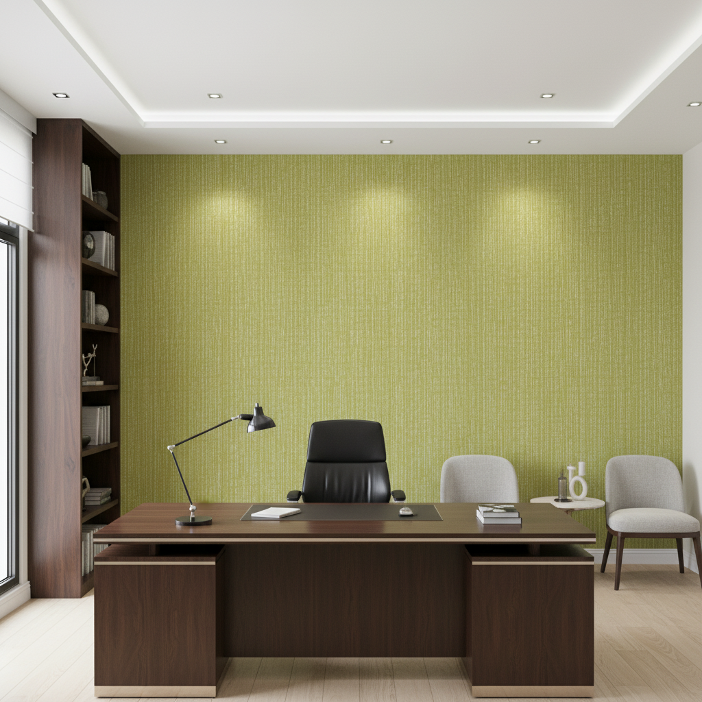 Barnard Type II Vinyl | Hollywood Wallcoverings - Corporate Office commercial room setting