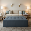 Hampton - Harbor Indoor/Outdoor Vinyl Upholstered Ottoman | Architectural Fabrics