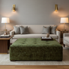 Turf Bay - Leaf Upholstered Ottoman | Architectural Fabrics