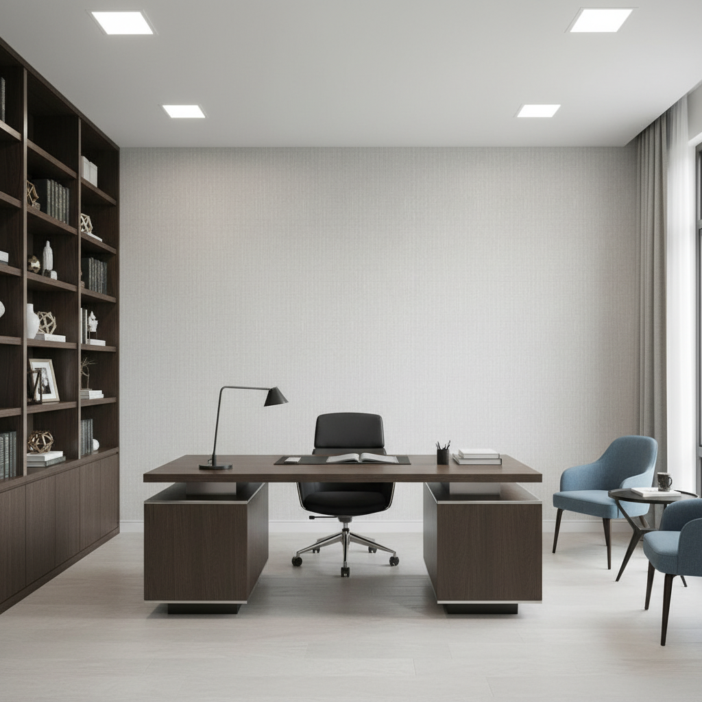 Barnard Type II Vinyl | Hollywood Wallcoverings - Corporate Office commercial room setting