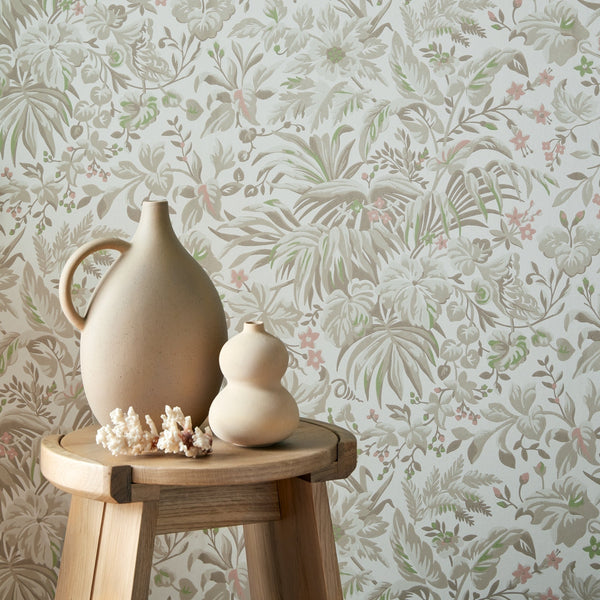 V&a Palmette - Natural Wallcovering | 1838 Wallcoverings