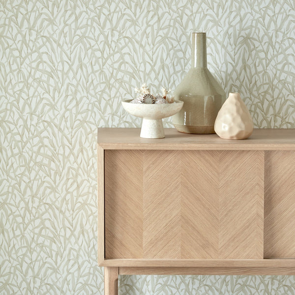 V&a Ornamental Grasses - Natural Wallcovering | 1838 Wallcoverings