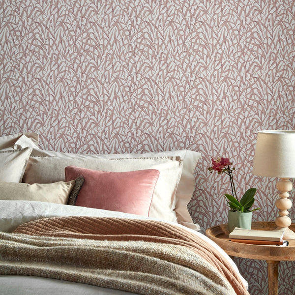 V&a Ornamental Grasses - Rose - Pink Wallcovering | 1838 Wallcoverings