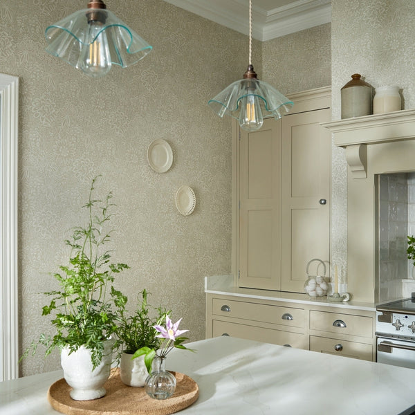 V&a Peony Garden - Natural Wallcovering | 1838 Wallcoverings