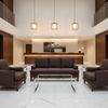 West Indian Lily - Dull Rich Brown Upholstered Sofa | Architectural Fabrics