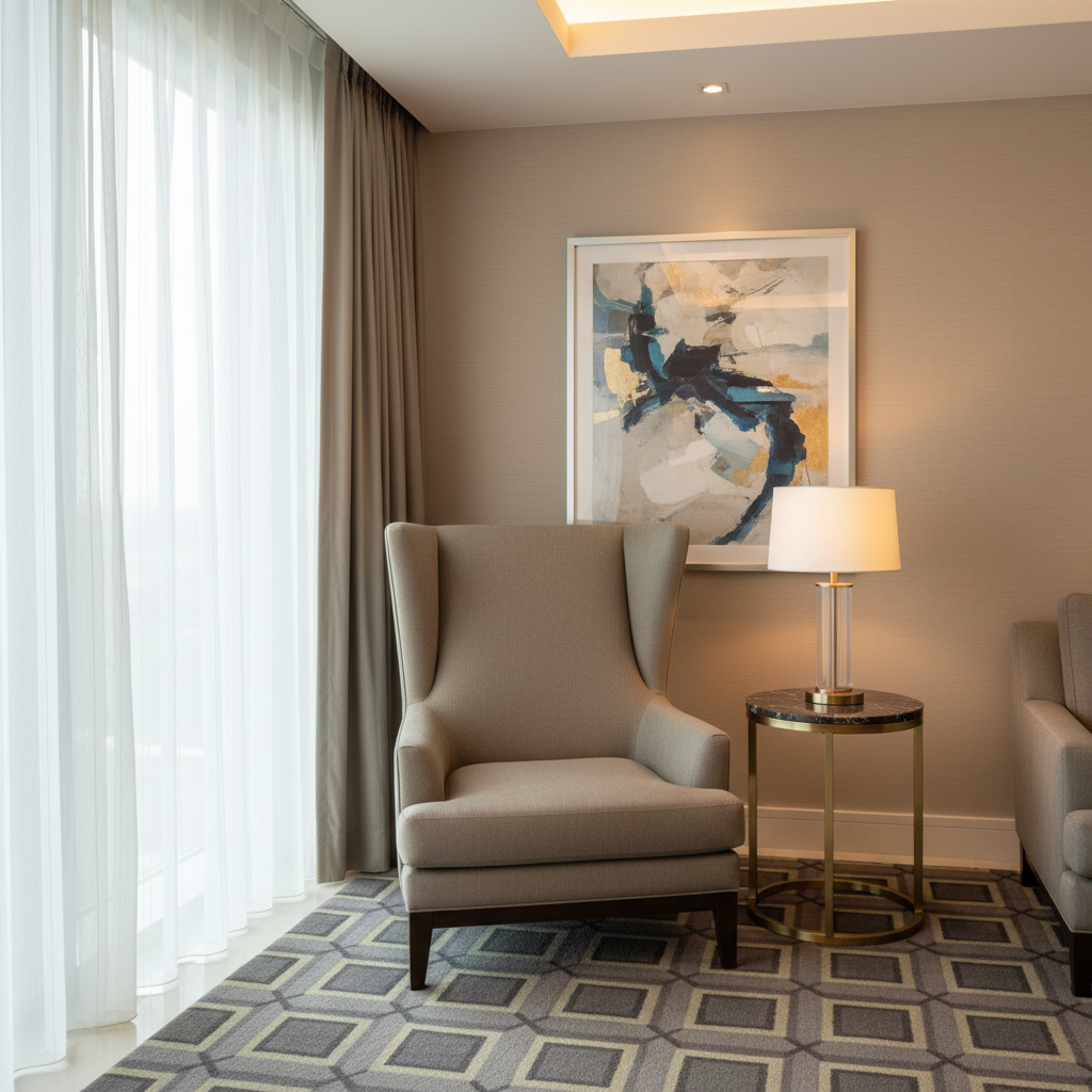 Aarden - Earthen Taupe Silicone Hybrid Upholstered Chair | Architectural Fabrics