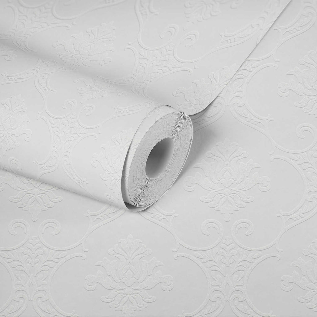 Meistervlies Create White Wallcovering | AS Creation