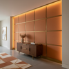 Soper Hole - Apricot Upholstered Wall Panel | Architectural Fabrics