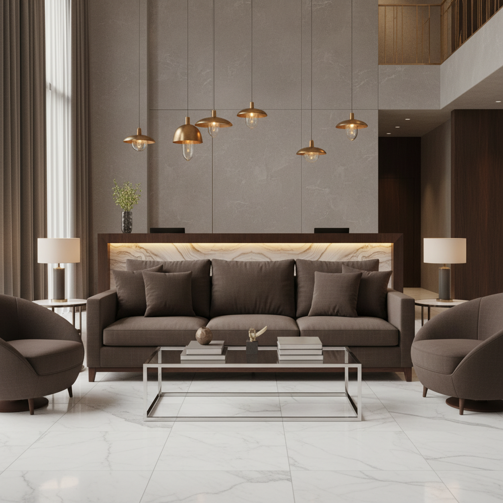 Linen Island - Abyss Upholstered Sofa | Architectural Fabrics