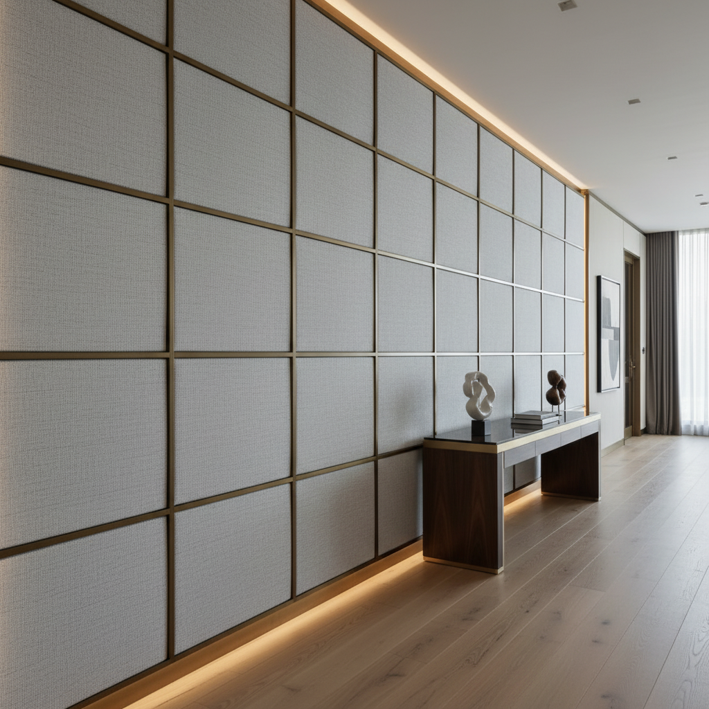 Tweed Bay - Porcelain Upholstered Wall Panel | Architectural Fabrics