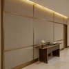 Chevron Woven Texture Neutral Taupe Upholstered Wall Panel | Architectural Fabrics