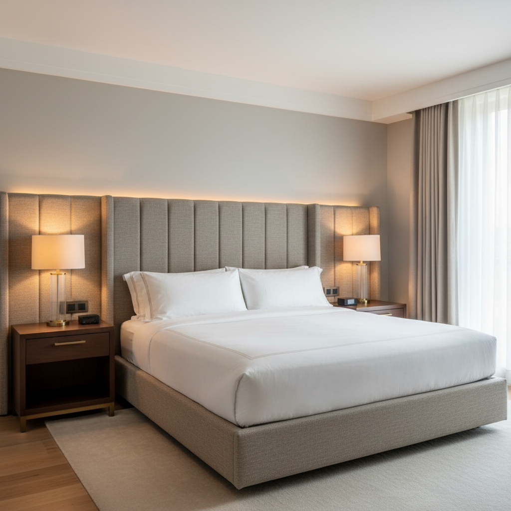 Soufriere - Endive Upholstered Headboard | Architectural Fabrics