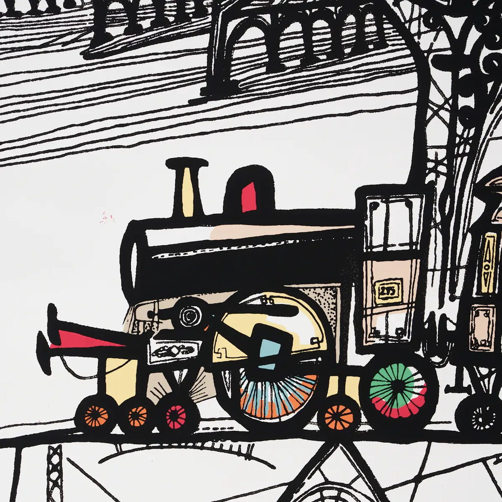 Trains - Multi On White Wallpapers