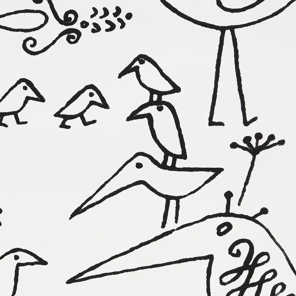 Aviary - Black On White Wallpapers