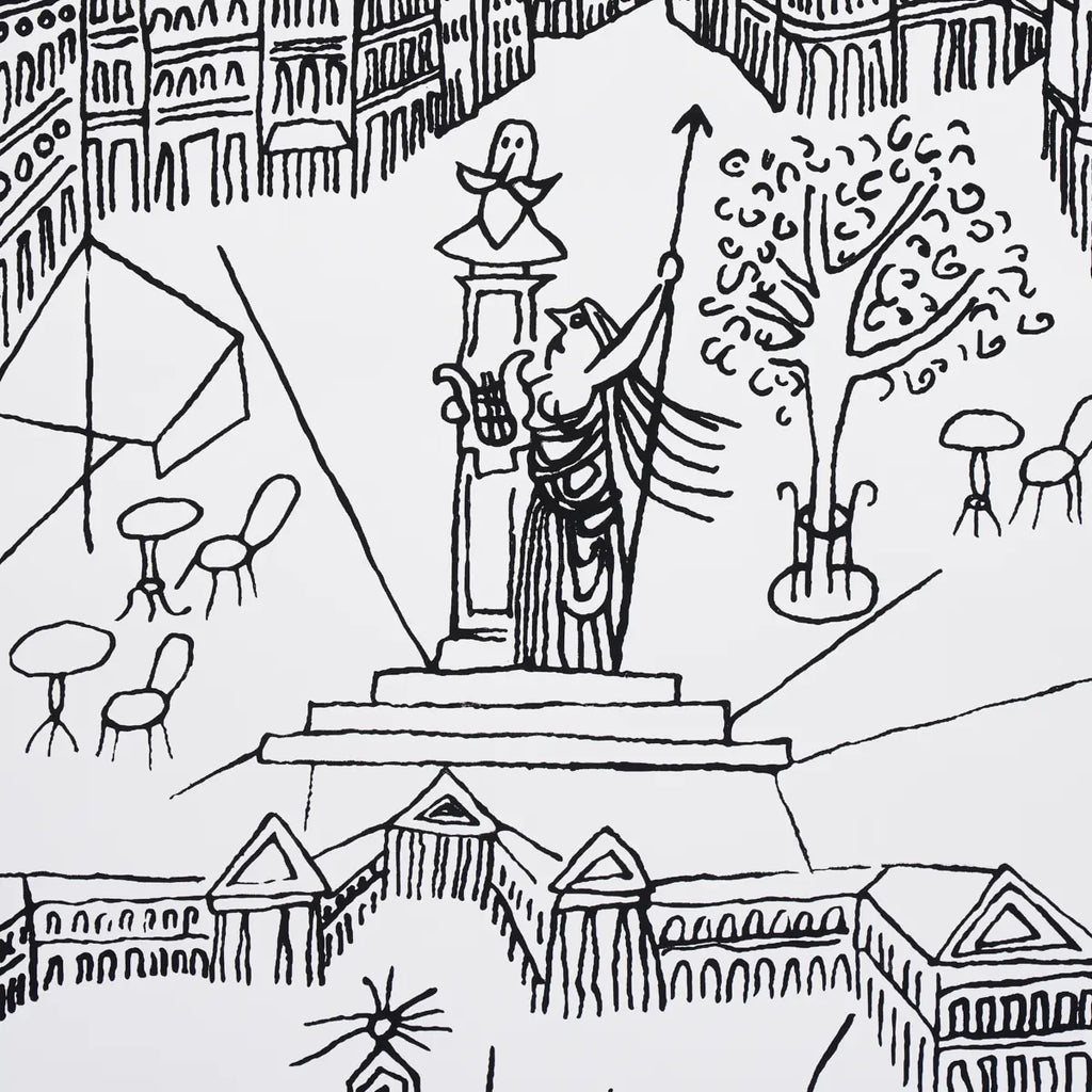 Views Of Paris - Black &amp; White Wallpapers