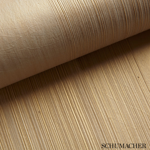 Casual Brush, Ivory Wallcoverings | Schumacher