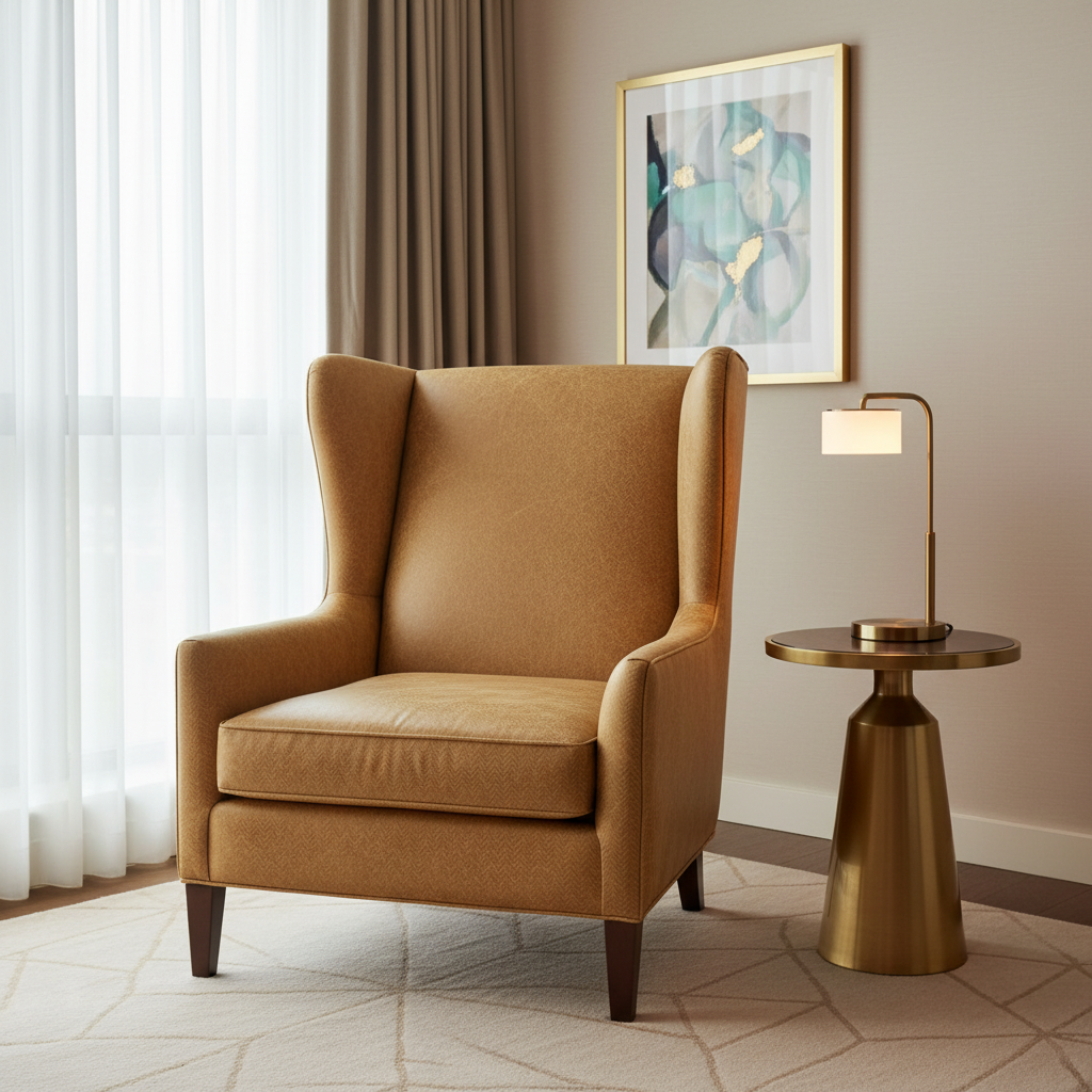 Rainbow Reef - Bark Upholstered Chair | Architectural Fabrics