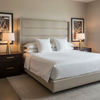 Norman Island - Greige Upholstered Headboard | Architectural Fabrics