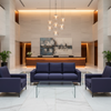Soper Hole - Lapis Upholstered Sofa | Architectural Fabrics