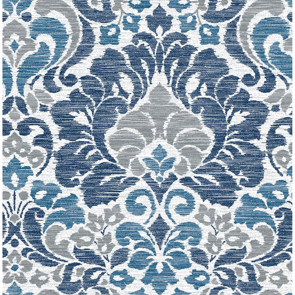 Garden of Eden, Blue Wallcoverings | Malibu Wallcovering