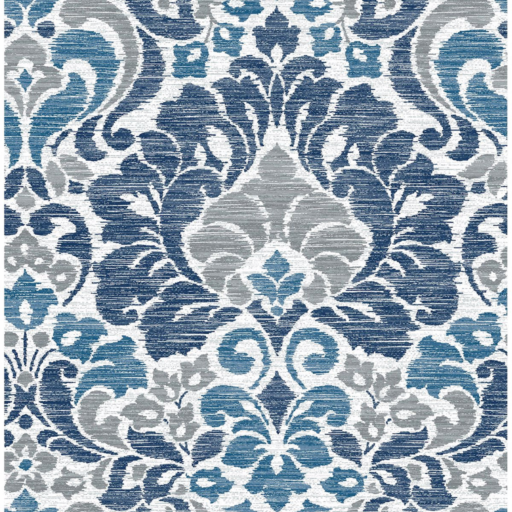 Garden of Eden, Blue Wallcoverings | Malibu Wallcovering