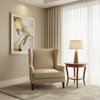 Aire Pebbled - Oatmeal Breathable Polyurethane Upholstered Chair | Architectural Fabrics