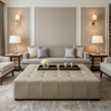 Maho Bay - Enoki Upholstered Ottoman | Architectural Fabrics