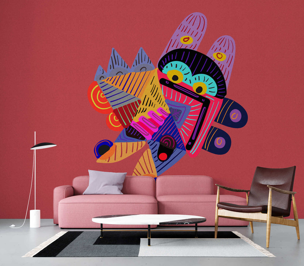 Walls By Patel 3 Red Wallcovering | AS Creation