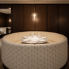 Tres Palmas - Linen Upholstered Banquette | Architectural Fabrics