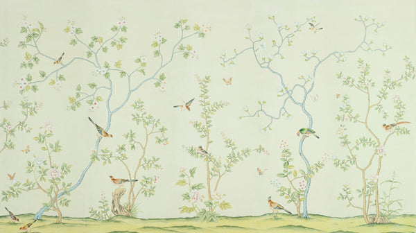 Badminton — Celadon dyed silk