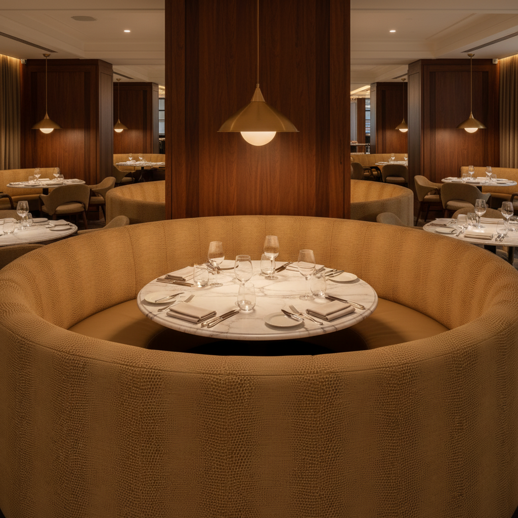 Snake Cay - Mica Upholstered Banquette | Architectural Fabrics