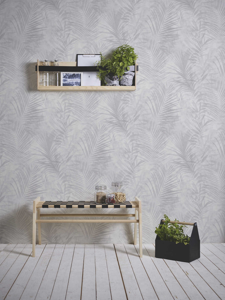 Beton 2 Light Gray Wallcovering | AS Creation