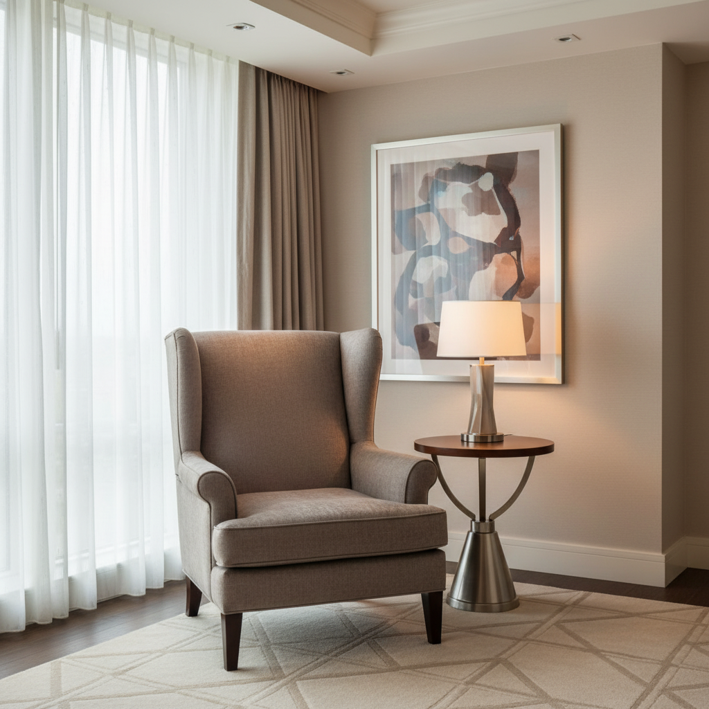 Aire Pebbled - Misty Taupe Breathable Polyurethane Upholstered Chair | Architectural Fabrics