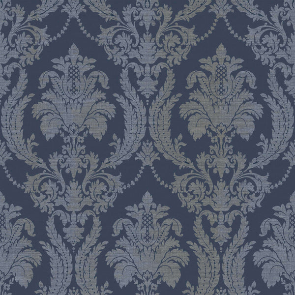 Damasco Navy | Masi Wallcovering