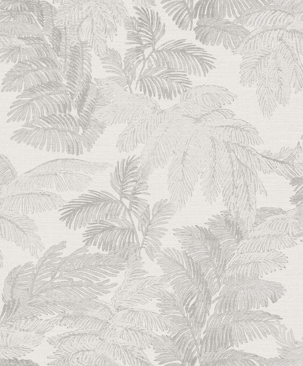 Palma Silver, Silver Wallcoverings | Coordonné