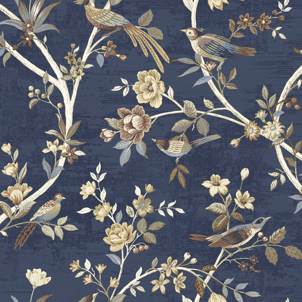 Cineserie Navy | Masi Wallcovering