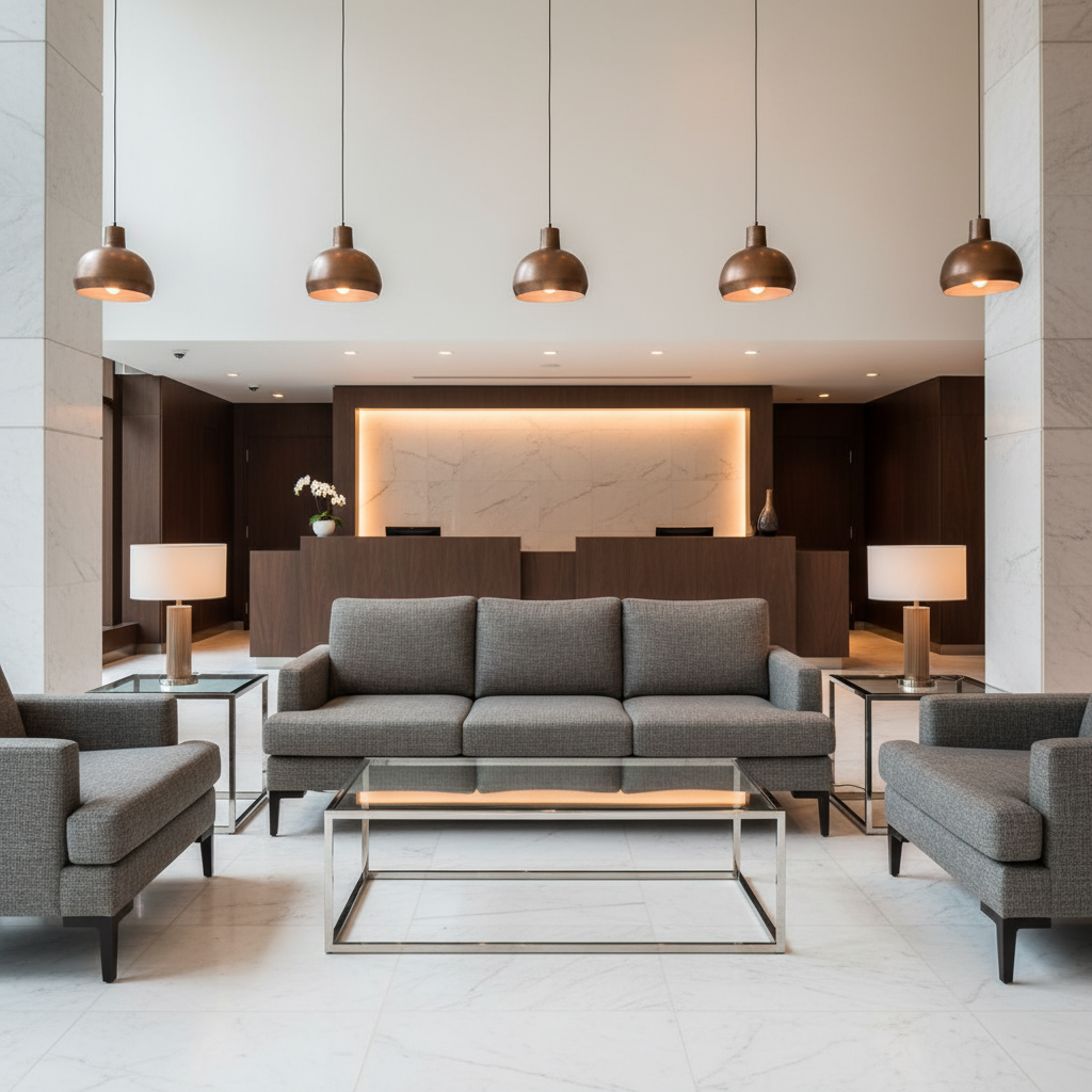 Woven Linen Texture Charcoal Grey Upholstered Sofa | Architectural Fabrics