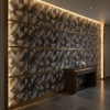 Trellis Bay - Charred Upholstered Wall Panel | Architectural Fabrics