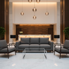 Aire Pebbled - Ironwood Breathable Polyurethane Upholstered Sofa | Architectural Fabrics