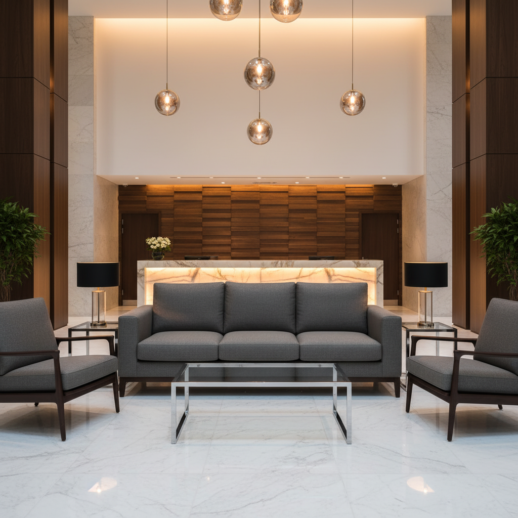 Aire Pebbled - Ironwood Breathable Polyurethane Upholstered Sofa | Architectural Fabrics