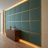 St. Eustatius - Sea Green Upholstered Wall Panel | Architectural Fabrics